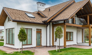 Проект дома с мансардой в Петергофе | цена от 309960 рублей от Строй-Мск