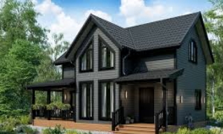 Проекты каркасных домов с террасой от 3617 рублей | Строй-Мск