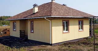 Одноэтажный дом из панелей под ключ в Петергофе - Строй-Мск от 134316 рублей