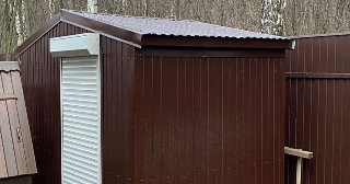 Сарай из металлопрофиля в Петергофе для дачи от Строй-Мск от 41328 рублей